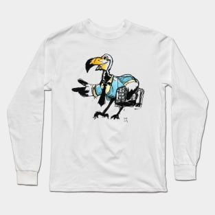 Dodo Typewriter Salesman Long Sleeve T-Shirt